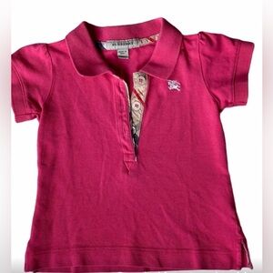 🐣 Burberry Fuchsia Polo for Kids